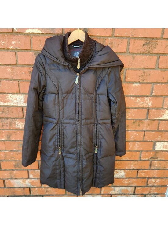 Vince Camuto Jackets & Blazers - Vince Camuto Women's Black Quilted Hooded Puffer Coat Size Small